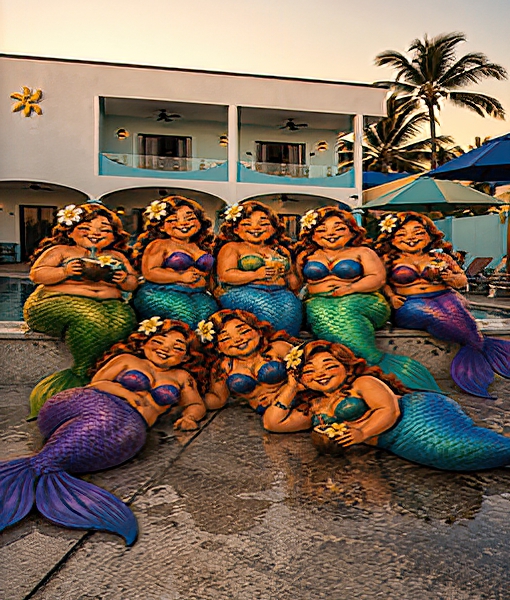 Pool Day La Sirena Gordita